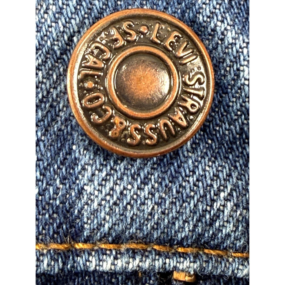 Vintage 1981 Levi's Orange Tab 517 USA Made‎ Bootcut Jeans Distressed Fade 42x34 - Picture 14 of 16